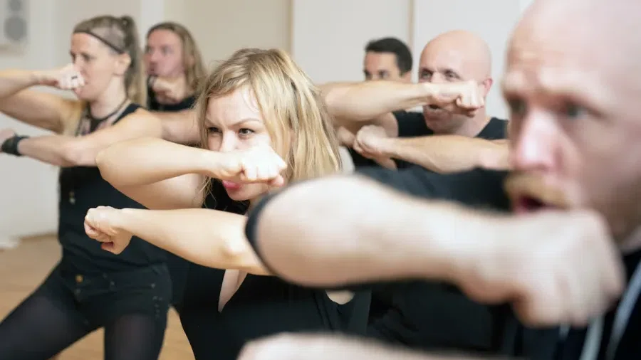 Team Tanz Haka und ist voller Energie.