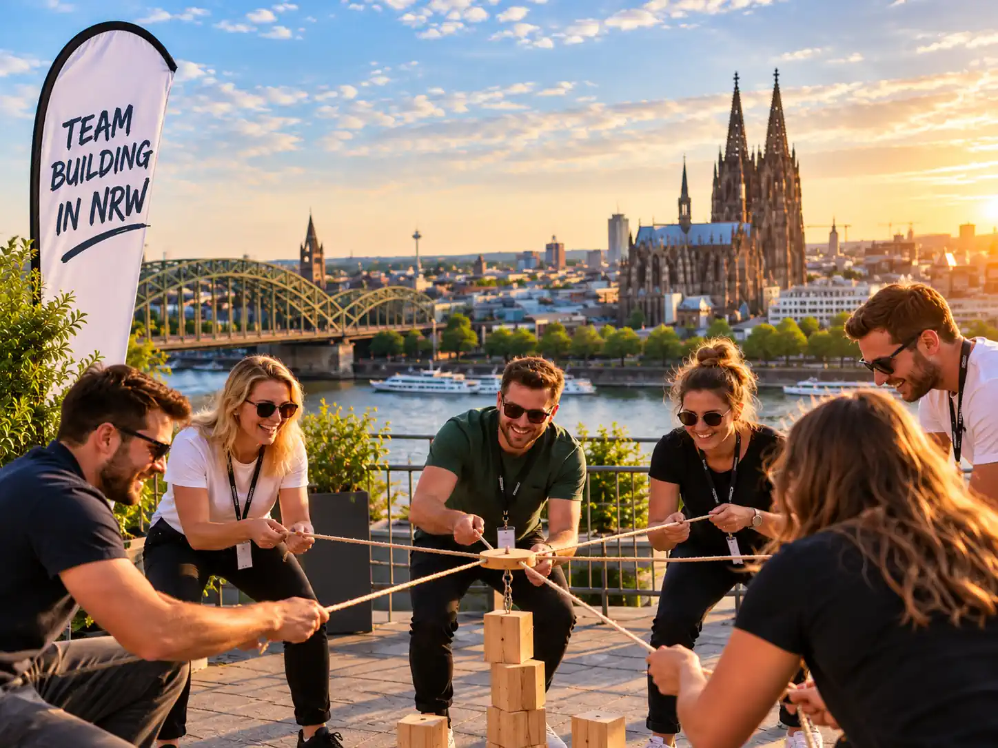 Teambuilding in NRW – Team erlebt gemeinsam ein Event in Köln, Düsseldorf oder Dortmund